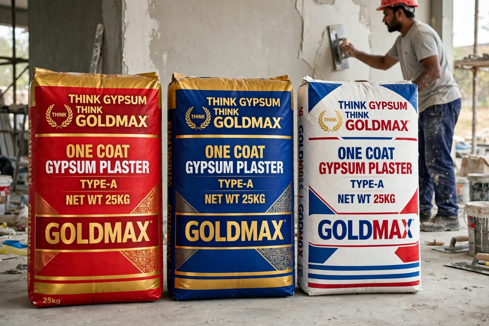 Goldmax Bag variants on construction floor